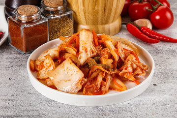 Korean cuisine fermented cabbage kimchi