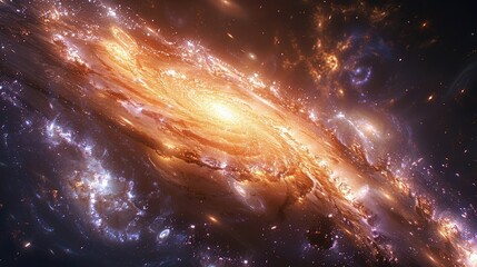 Galaxy vortex. Incredible Cosmic Structure. Superclusters in Colorful Phenomena