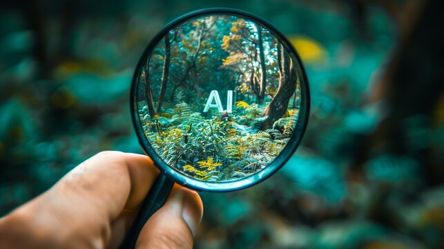 AI-powered image recognition technology, illustrating the creation of deep fake images and the manipulation of visual content using advanced artificial intelligence algorithms.