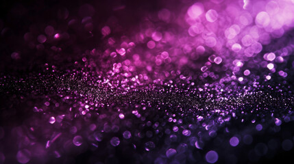 Blurred grainy black purple pink abstract background with highlights.