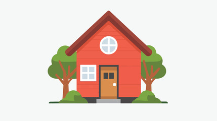 Small house Icon Vector image to be used in web 