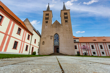 Premonstratensian Monastery from 12th century. Milevsko, Czech Republic.