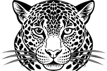 jaguar silhouette vector illustration