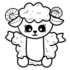 animal line drawings