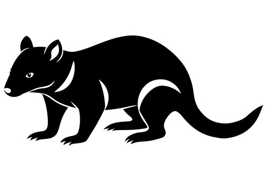 recommend clip art: tasmanian devil silhouette vector illustration