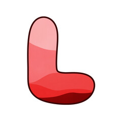 Red letter L