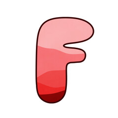 Red letter F