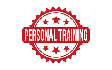 Red Personal Training Rubber Stamp Seal Vector
