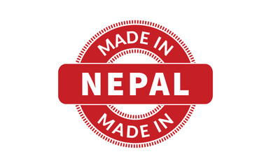Obraz premium Made In Nepal Rubber Stamp