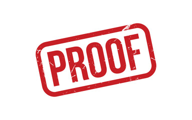 Proof Rubber Stamp Seal Vector