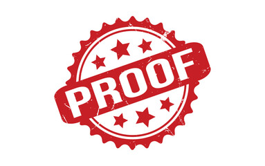 Proof Rubber Stamp Seal Vector