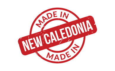 Made In New Caledonia Rubber Stamp