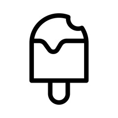 Ice Cream Icon - Cute, Minimalist Vector for Apps, Food Branding & Summer Designs