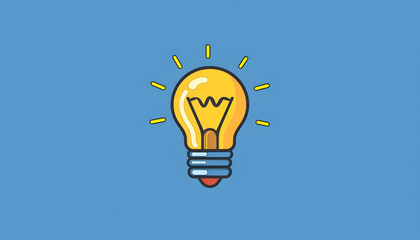 Imagine a light bulb emoji symbolizing creativity or a bright idea in brainstorming sessions a Generative AI