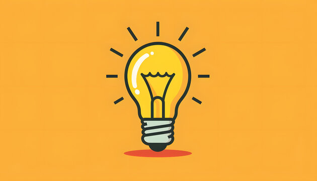 Imagine a light bulb emoji symbolizing creativity or a bright idea in brainstorming sessions a Generative AI