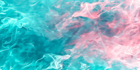 Abstract multi colored smoke waves background