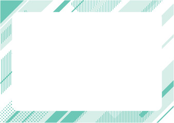 爽やかな斜めのストライプ模様の背景イメージ