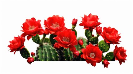 bouquet of red tulips