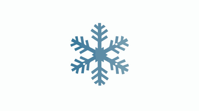 Snowflake icon illustration vector can be used for web