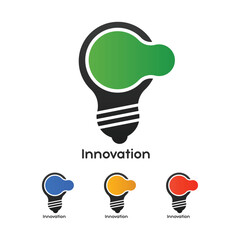 innovation logo design template idea