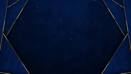 Particles gold bokeh framing event awards trailer titles cinematic concert openers luxury presentation background loop