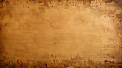 Old parchment paper. Vintage aged worn paper texture background. Natural pattern antique design art work and wallpaper.