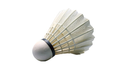 Badminton ball isolated on transparent background
