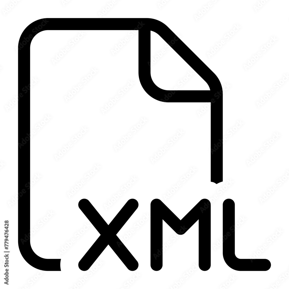 Poster file xml icon
