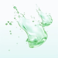 green water splash