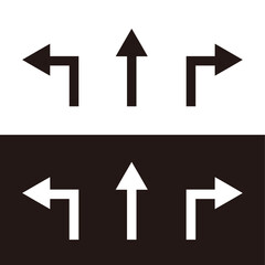 LEFT RIGHT FRONT ARROW VECTOR PACK