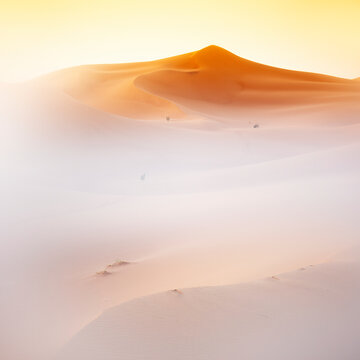Sand dune of Erg Chegaga in Sahara desert, Morocco, North Africa