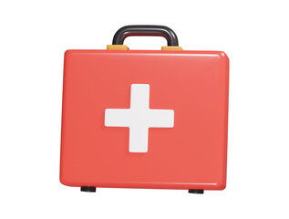Obraz premium Aid kill icon 3d render illustration