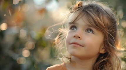 Fototapeta premium Charming simplicity captures the essence of childhood innocence AI generated illustration
