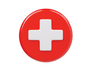 Medical icon 3d render illustration 