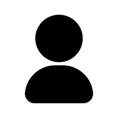 user glyph icon