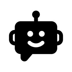 bot glyph icon