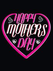 Mothers day t shirt design