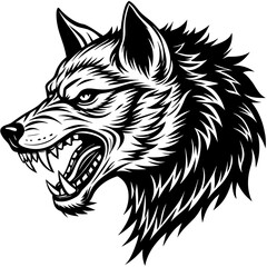 wolf head tattoo