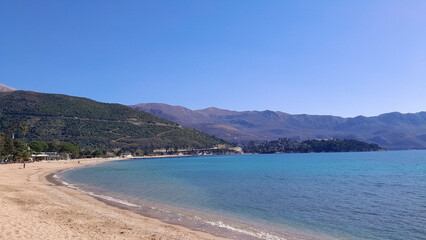 Montenegrin coast in Budva.