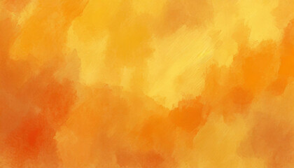 Orange and Yellow Abstract Wall Texture with Color Brush Strokes. Pastel Colored Abstract Watercolor Brush Strokes Background.