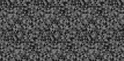 Modern abstract geometric polygon background. Abstract polygon triangle background vector illustration. Gray and black Polygon Mosaic Background.	
