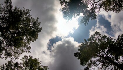 Fototapeta premium A dramatic sky that foreshadows the beginning of a story.