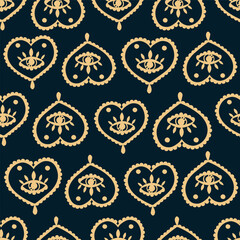 Vector hand drawn doodles seamless pattern. - 779500412