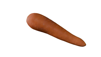 a carrot is shown in the dark