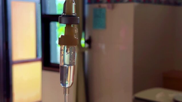 Set iv fluid intravenous drop saline drip hospital room, Medical Concept,