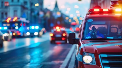 Enhancing emergency response systems through digital alerts  AI generated illustration