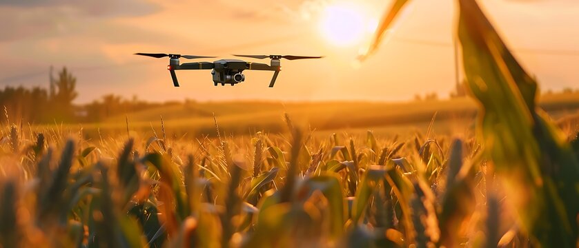 Utilizing smart drones for automated agricultural field monitoring, enhancing efficiency and innovation in farming practices