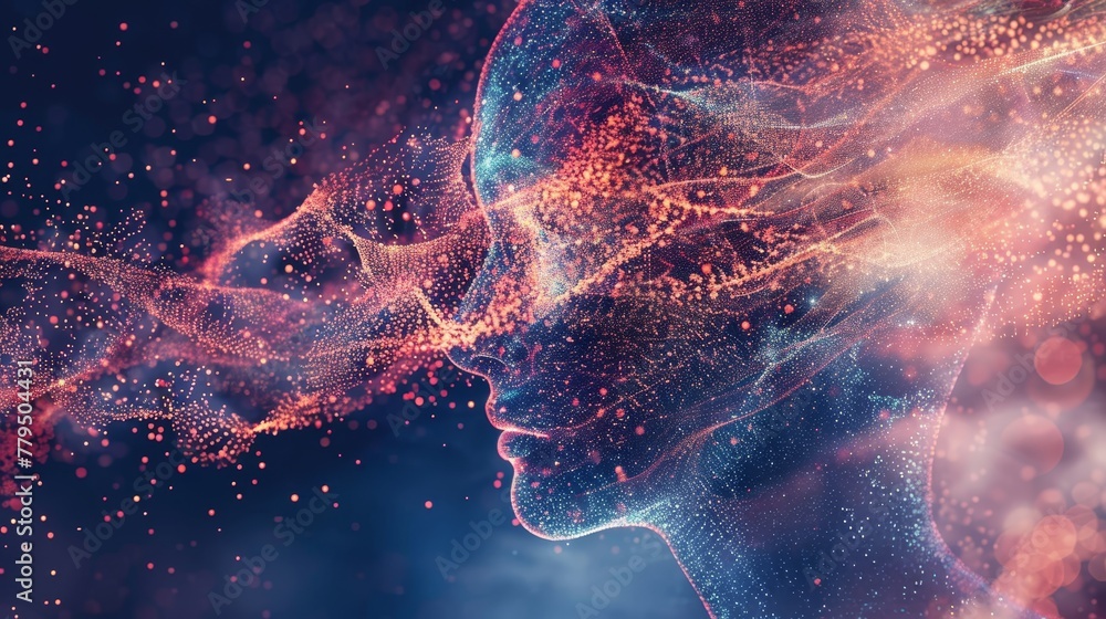 Aufkleber harnessing the power of algorithms for artistic expression ai generated illustration