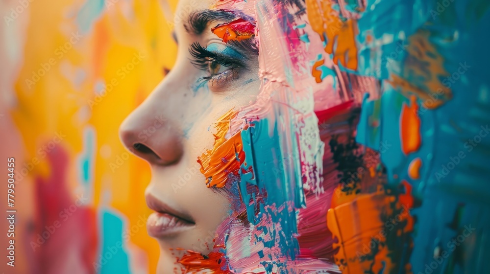 Aufkleber harnessing the power of algorithms for artistic expression ai generated illustration