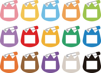 幼稚園の名前バッチ（チューリップ型）